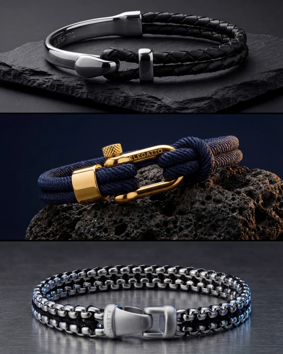 E-shot Studio horizontal layout — wide-format AI product visual for storefront banners